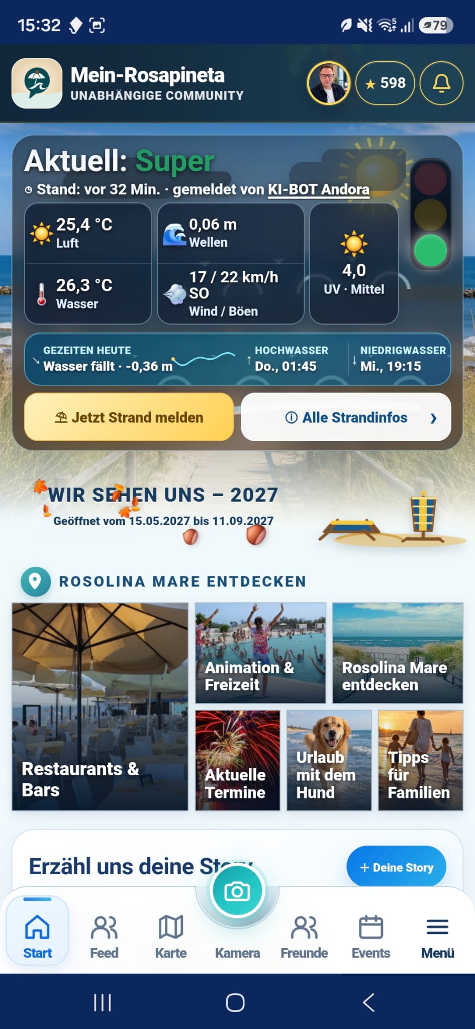 Mein-Rosapineta App – Urlaub direkt in der Tasche Ansicht 1
